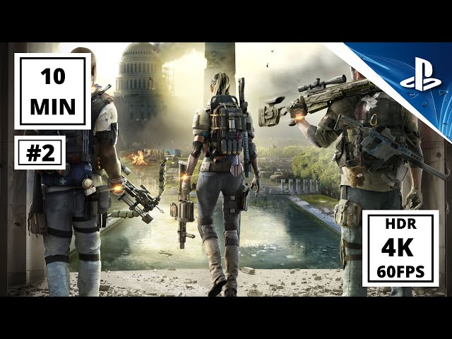 THE DIVISION 2 | PART 2 | 4K FREE TO USE GAMEPLAY