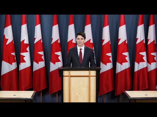 Prime Minister Trudeau holds a year-end news conference at the National Press Theatre