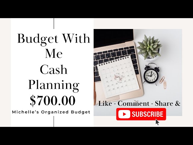 Budget With Me I Cash Planning $700.00 I Sinking Funds & Savings Challenges