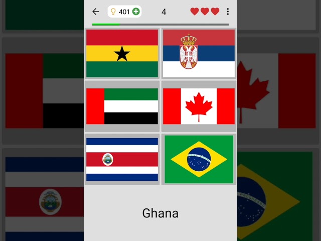 Geography App to Learn Flags and Capitals