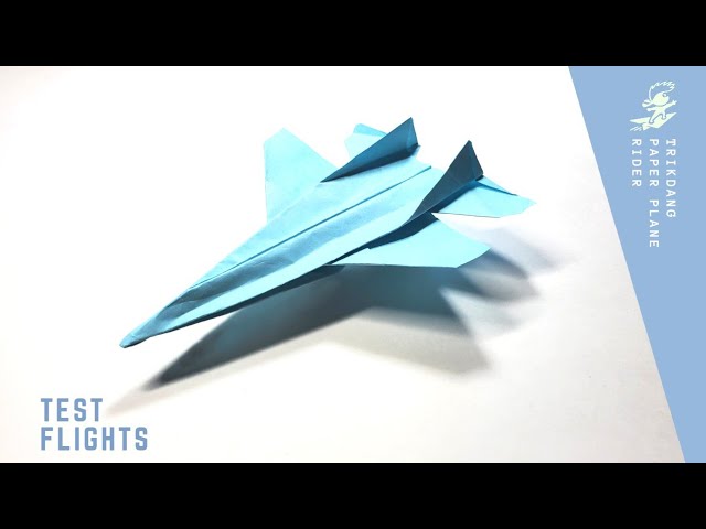 Paper Airplane Test Flights - New Paper Jet Fighter - What is the plane name?