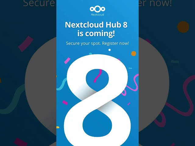 Nextcloud Hub 8 teaser!