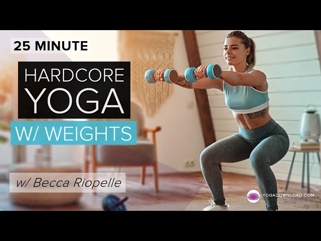 HardCORE Yoga with Weights™ Mini Bootcamp - FREE 25 min fitness-yoga class