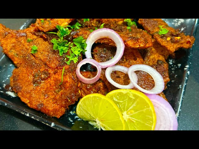 Boneless mutton chops fry ￼ tasty and quick recipes 🤤￼
