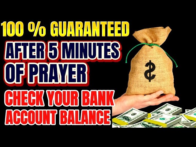 100% GUARANTEED‼️After 5 Minutes of Prayer, Check Your Bank Account Balance!Dua For Calling Money
