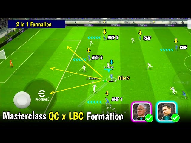 My New Crazy QC x LBC Formation Destroyed Opponents 🫣🔥 Unique 3-1-5-1 x False 9 Tactics ⚡PES EMPIRE