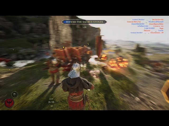 Chivalry 2 PS5: i just died to the rabbit from Holy Grail