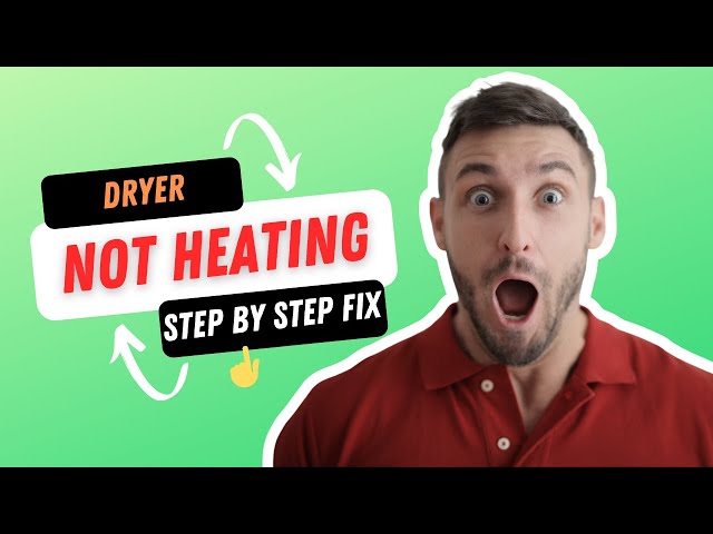 Dryer Not HEATING (FIX!!) BAD TIMER