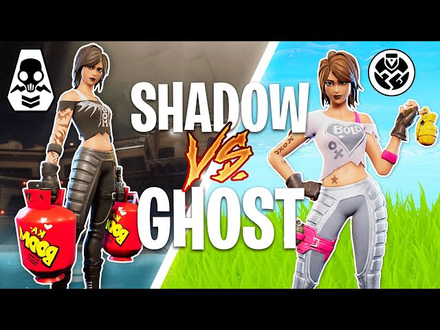 New SHADOW vs GHOST Skin Challenges! (Fortnite Battle Royale)