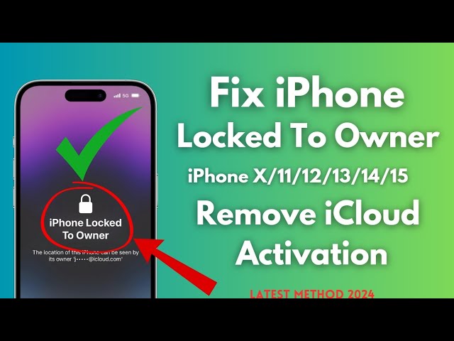 Fix iPhone Locked To Owner | Remove iCloud Activation Lock | Security Lockout | FIXED ✅