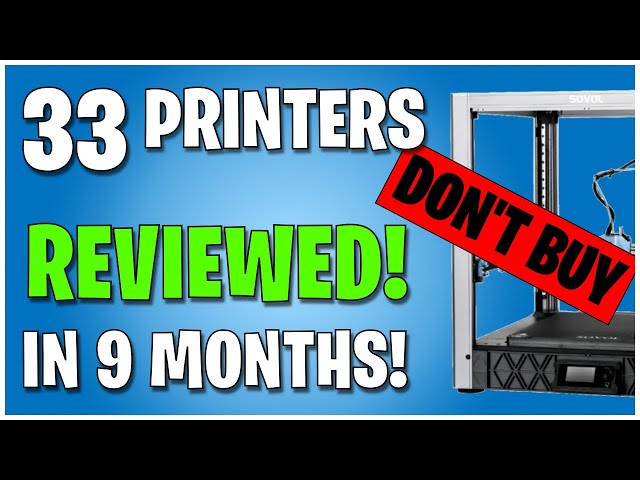 The MOST 3D Printers in a SINGLE VIDEO!