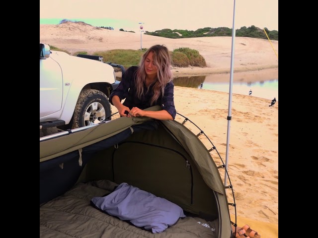 The Adventure Kings Big Daddy Deluxe is easiest beach camp setup