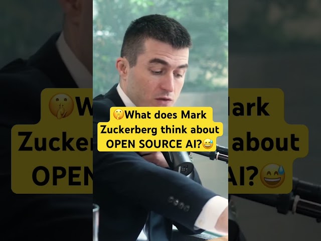 😅Should we have more Open Source Ai?🤯 #ai #markzuckerberg #lexfridman #shorts #viral #chatgpt #exp
