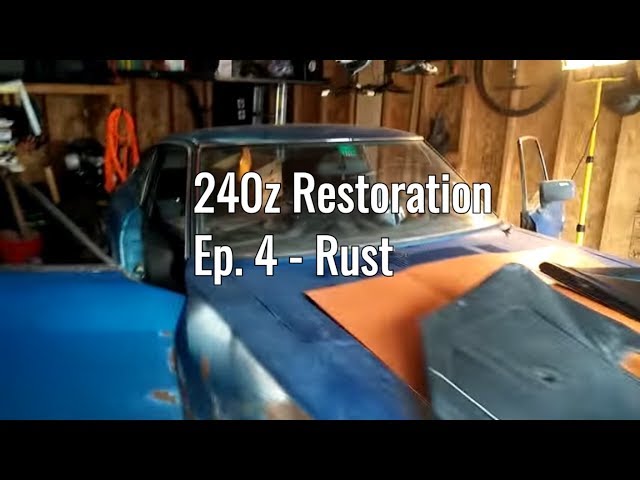Got the interior out and found some rust holes - Datsun 240z Restoration Part 4