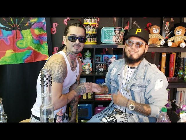Freestyle Flow: Pequeno Flow & Anthony V Create Dope New Smokers Song at the Smokerolla Shop  - DTLA