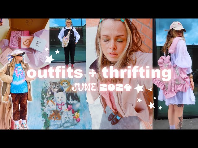 OUTFITS + THRIFTING  | How I'm styling my wardrobe for SUMMER 2024