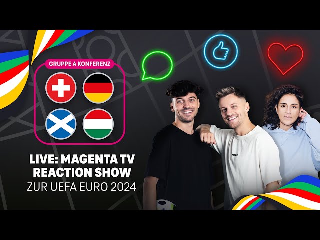 LIVE: Konferenz - Gruppe A | Reaction Show | UEFA EURO 2024 | MAGENTA TV