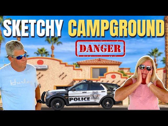 SKETCHY RV CAMPGROUND in VEGAS FUN TIMES . #rvlife #rvliving #lasvegas #hooverdam #valleyoffire