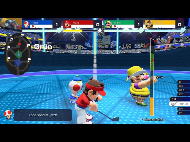 Mario Golf: Super Rush - Battle-Golf - Strategisch (Action-Countdown aus)
