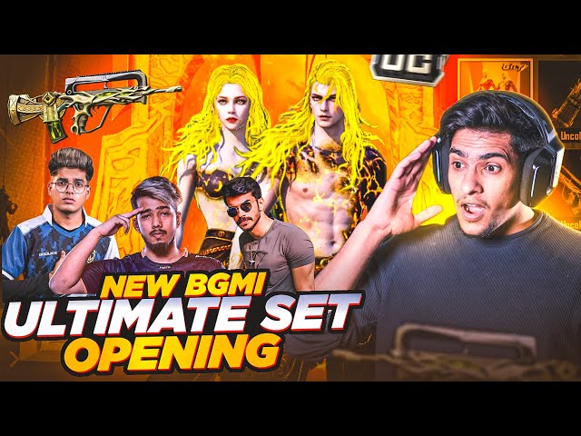 India's Biggest YouTuber New ultimate set crate Opening in BGMI - @JONATHANGAMINGYT @sc0utOP