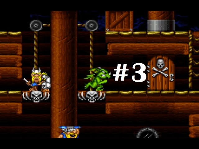Let's Play Lost Vikings 2 (SNES) #3 - Tragically Ship