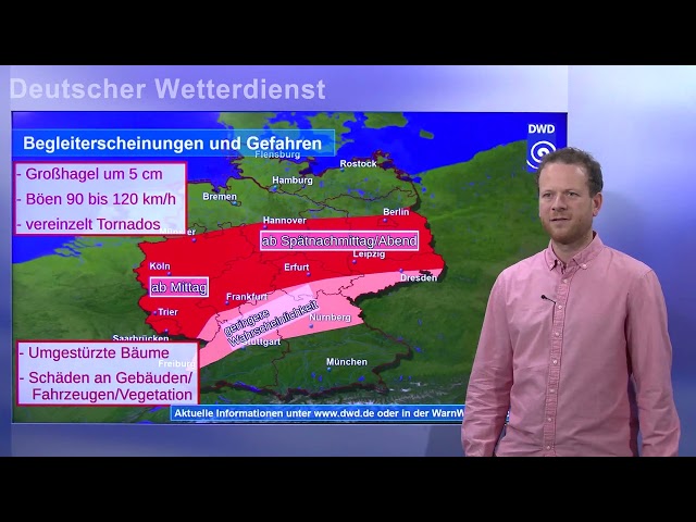18.06.2024 Unwetterinformation- Deutscher Wetterdienst (DWD)
