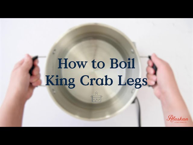 How to Boil Alaskan King Crab Legs