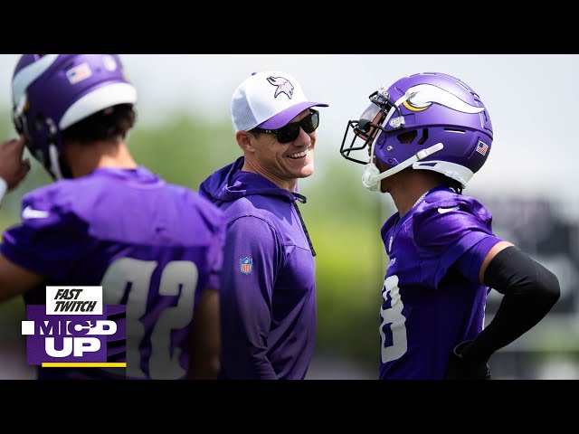 Kevin O'Connell Mic'd Up During Vikings Minicamp Practice