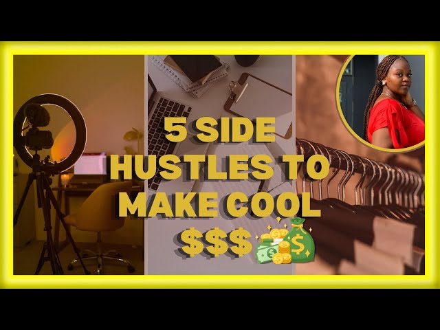 5 Side Hustles To Make Money (From Home or Anywhere! 2024)| Stay-at-Home Moms, Students/ ANYONE!💵🤑