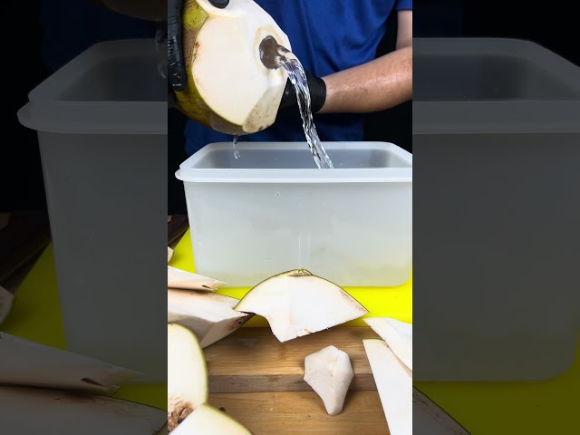 Coconut special#satisfying #peeling #viral#fruit #Coconut Sun#pink cococut#silvers coconut