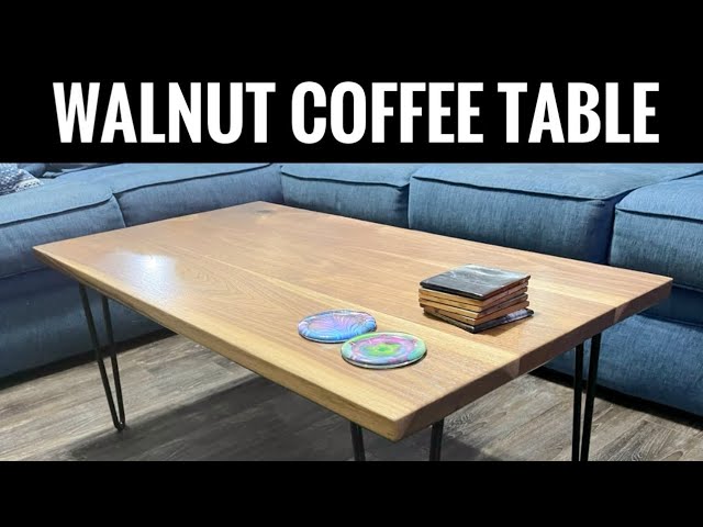 Walnut coffee table from start to finish!