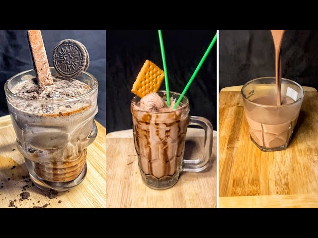 Viral chocolate shake collections #asmr #asmrsounds #youtube #viral