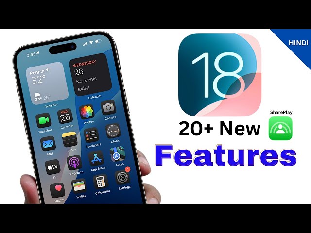 iOS 18 Beta 2 - 20+ New Features and Changes in Hindi