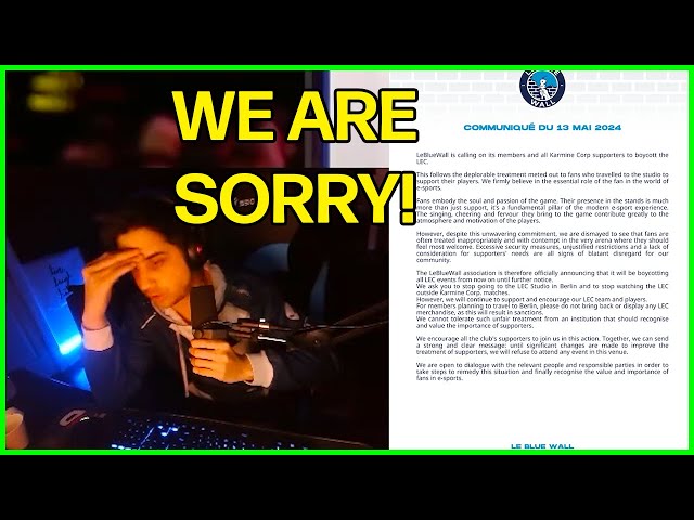 IWD Apologises To KC Fans On Behalf Of The LOL Community