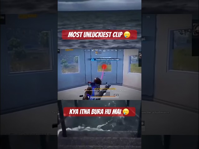Most unluckiest video on YouTube 🥲 #bgmi #pubgmobile #shorts