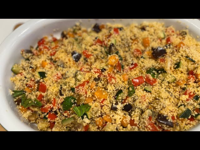 VEGETABLE COUSCOUS by Betty and Marco - Quick and easy recipe - ENG SUB