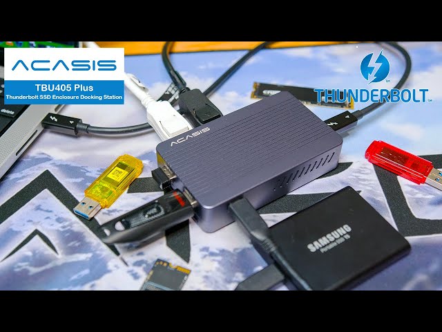 The Ultimate Docking Solution? Acasis TBU405 Plus Thunderbolt Hub Review!