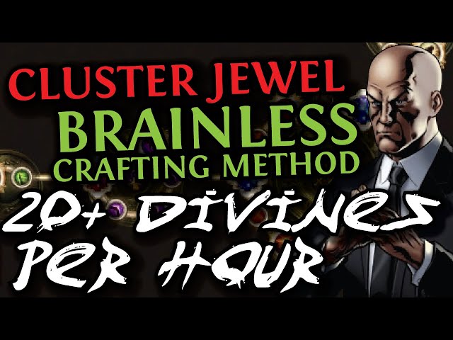 [POE 3.23] HOW TO GET RICH WITH CLUSTER JEWEL REROLLING | PoeGuy's brainless crafting method