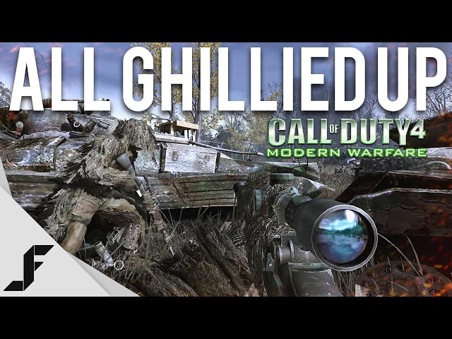 ALL GHILLIED UP - Call of Duty Modern Warfare - The Best Single Player Levels 4K 60FPS