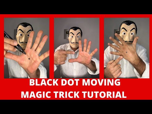 BLACK DOT MOVING MAGIC TRICK TUTORIAL