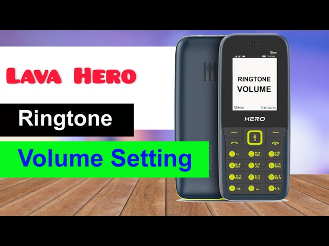 How to increase & decrease Ringtone Volume in Lava mobile - Hero 600 mobile ringtone volume setting