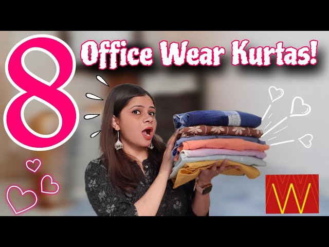 8 Office Wear Kurtas/Kurtis From W || Long Cotton Kurtas For Summers || Honest Review | Kamna Sharma