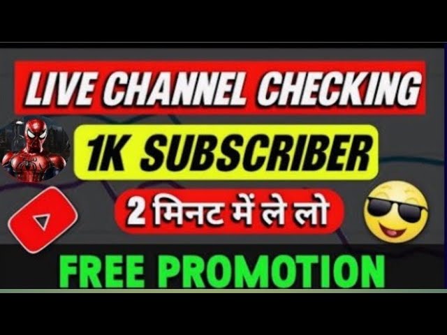 Live Channel Checking & Free Promotion 500 Subs Free | Hitesh Marvel