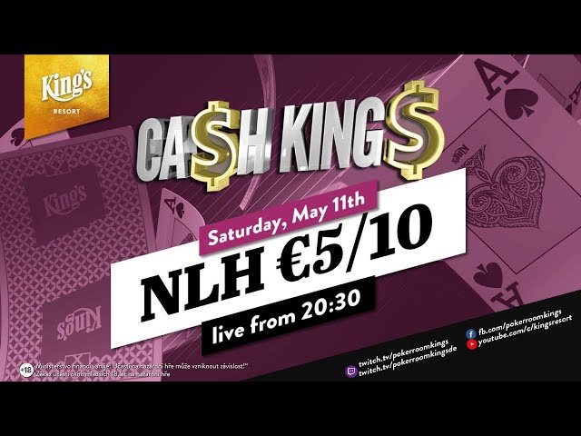 💶 Ca$h King$ €5/€10 Special Cash Game live from King's Resort 👑