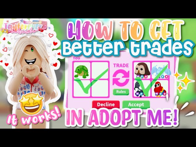 HOW TO GET BETTER TRADES IN ADOPT ME! 🎀✨(BEGINNER FRIENDLY!)