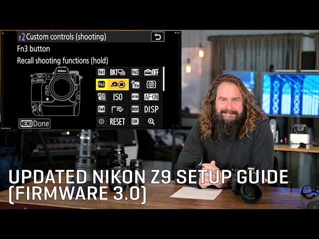 Updated Nikon Z9 Setup Guide (Firmware 3.0)
