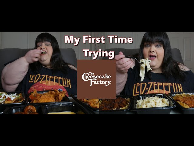 My First Time Trying The Cheesecake Factory Mukbang