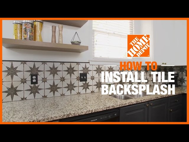 How to Install a Tile Backsplash | The Home Depot
