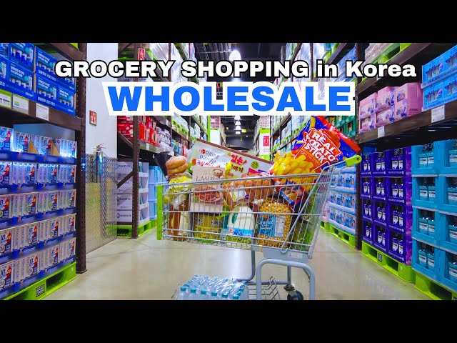 Grocery Shopping in Korea | Wholesale Grocery with Prices | Korean Costco | Summer Food