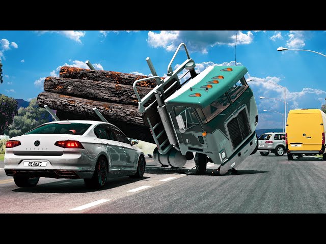 BeamNG Drive - Realistic Car Crashes | Crossroad Accidents #7